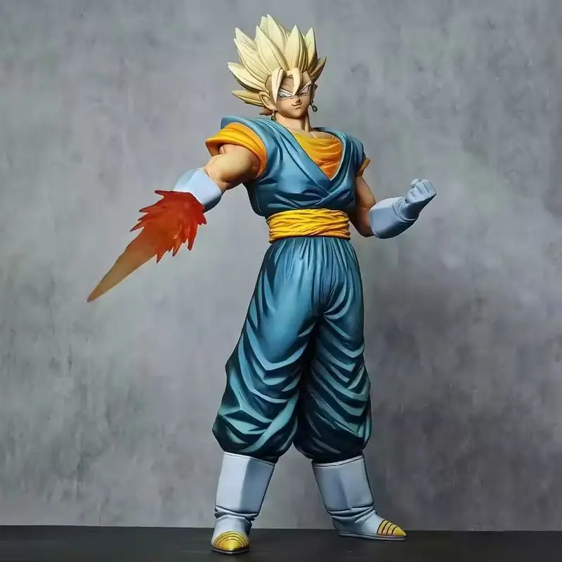 Figura de Dragon Ball Z Vegetto de 29,5 cm/11,6 pulgadas, espada ligera, estatua de Vegetto, colección de figuras de acción de Super Saiyan, modelo de juguete para regalos
