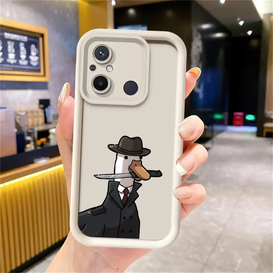 حافظة كارتون كات داك لهاتف ريدمي 13 A3 A1 A2 Plus 12 A4 غلاف ناعم #2