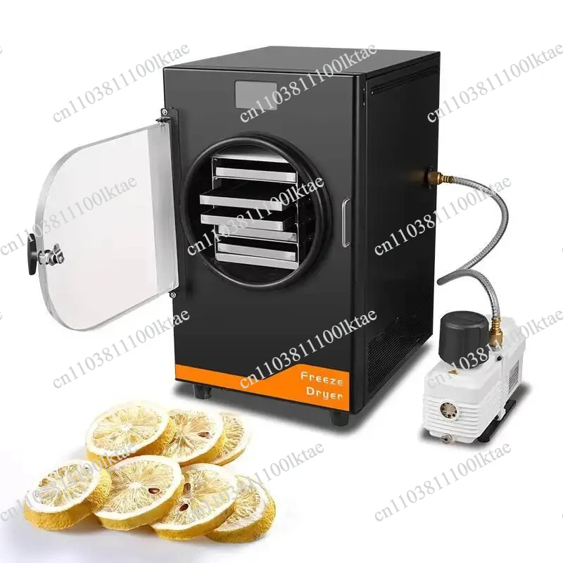 6Kg Digital Control Home Freeze Dryer Easy Use Small Vacuum Lyophilizer Compressor Pump Gear Automatic for Food Processing