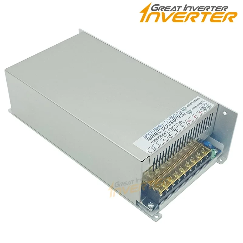 Adjustable 1000W Switching Power Supply 0-24V 36V 48V 60V 72V 110/220V Ac To Dc Converter Smps led Industrial