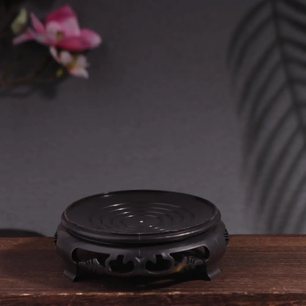 Base de plástico para maceta, bandeja redonda anticada para maceta, resistente a la corrosión, no se deforma fácilmente, alfombrilla para maceta para oficina