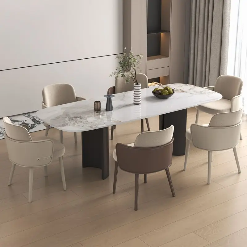 เก้าอี้พักผ่อนสไตล์อิตาเลียนกลางศตวรรษสุดหรู สำหรับห้องรับประทานอาหาร สำนักงาน และห้องนั่งเล่น เฟอร์นิเจอร์ห้องนั่งเล่น