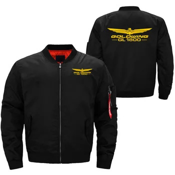 Nieuwe winddicht avontuur herenjas Gold Wing gl1800 bedrukt groot formaat herenkleding vrijetijdssport straat bomberjack