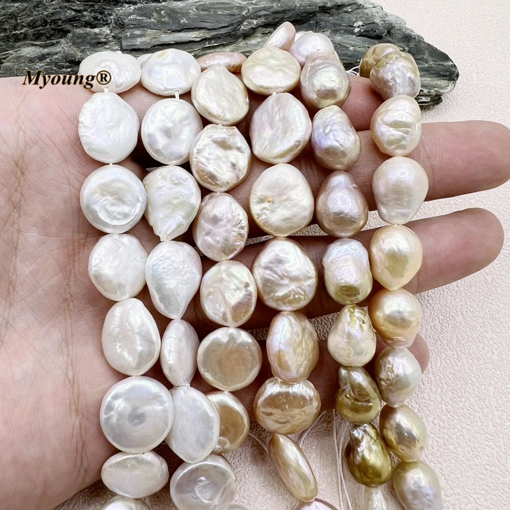 Irregular Natural Freshwater Edison Pearl Baroque Pearl Space Loose Beads For DIY Jewelry Making MY230622