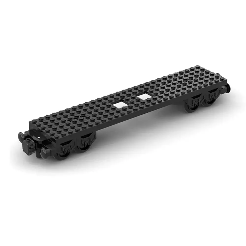 1Pcs Durable MOC City Train Base DIY Christmas Gifts Carriage Building Blocks Creative Assembled Wheel Bricks for Kid