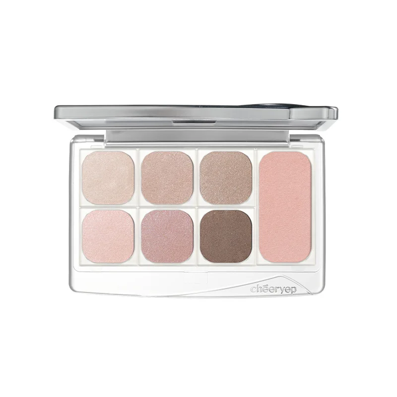 Qianyan Cheeryep fard à paupières Palette Blush multi-usages mat Satin miroitant visage maquillage cosmétiques