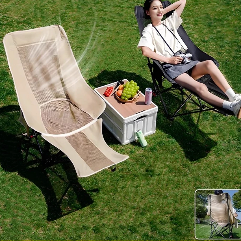 

Foldable Chair Beach Camping Chaise Camping Pliable Lightweight Chair Tourist Backrest Sedia Pieghevole Portatile Furniture