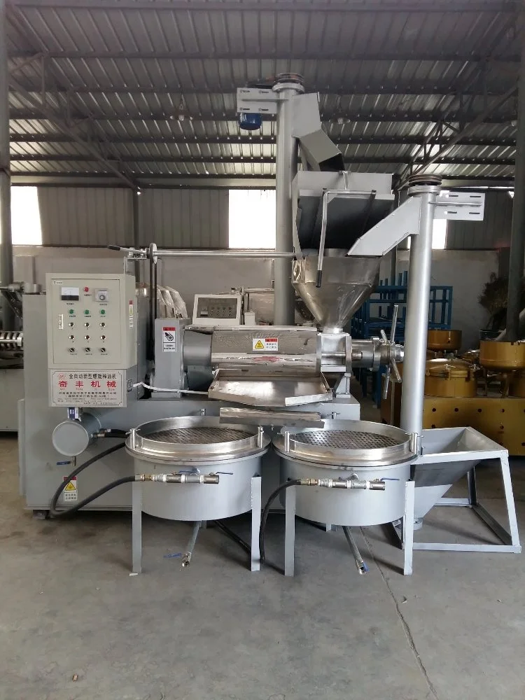Large Capacity Commercial Use Cold Oil Press Machine Of Sunflower Copra Groundnut Oil Extraction Machine