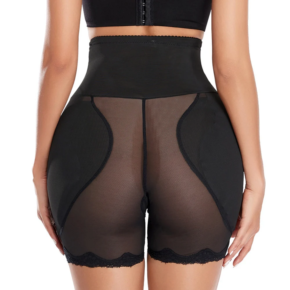 Women Shapewear Hip Enhancer Panties High Waist Body Shaper Tummy Control Butt Pad Underwear Removable Hip Pad Shapewear Shorts