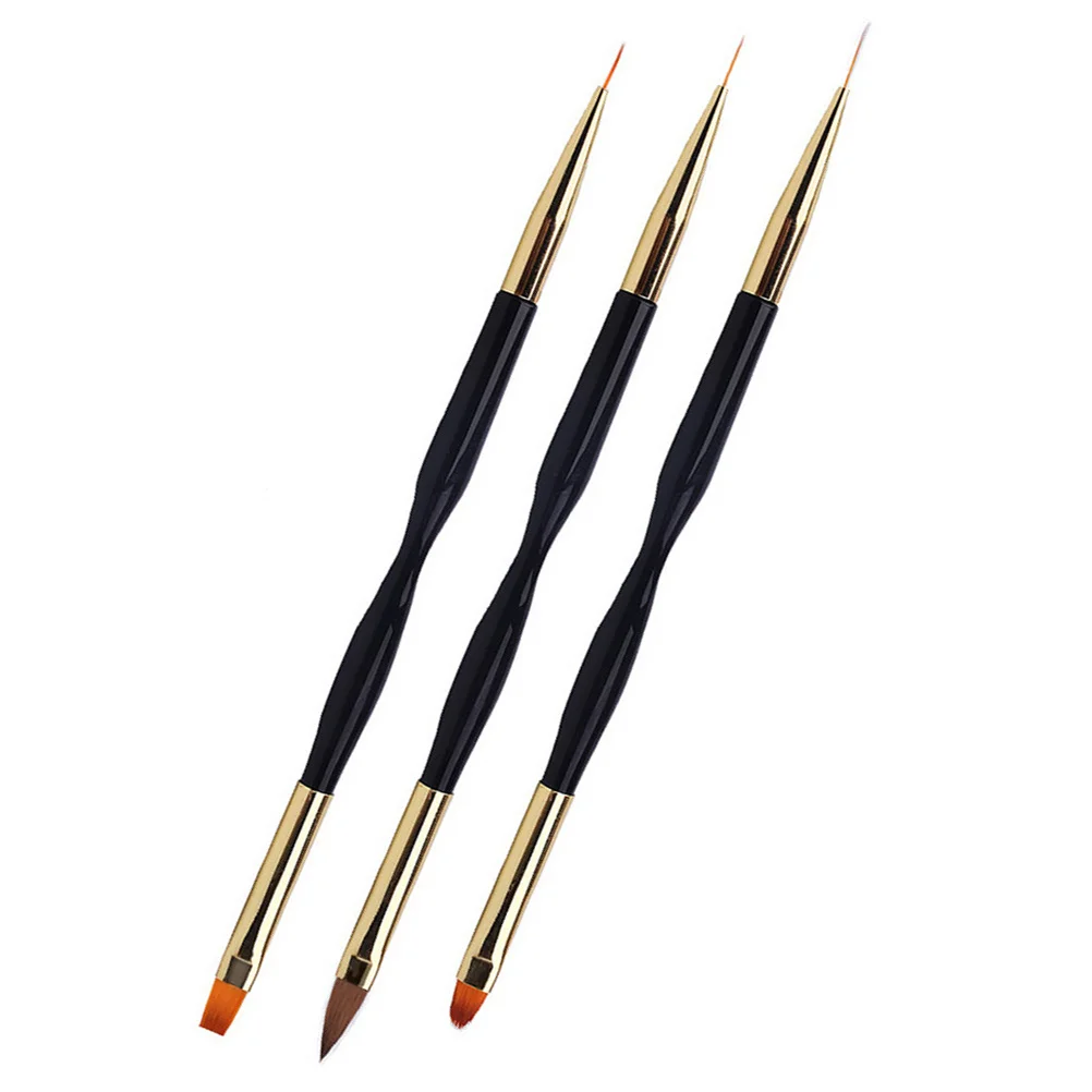 

3Pcs Nail Art Pen Set Premium Material Precision Tip Brush for Intricate Nail Art Lightweight Portable Design Great for Travel