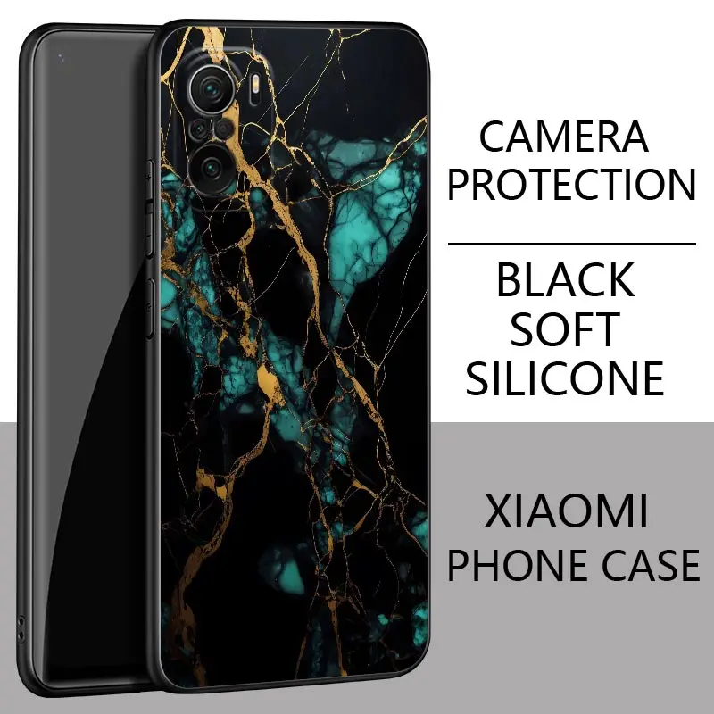 Watercolor Abstract Marble Pattern Poco F5 Fundas For Xiaomi Poco X3 NFC X4 X5 Pro 5G M3 M4 M5S F3 F4 F5 Pro C51 Case Back Cover