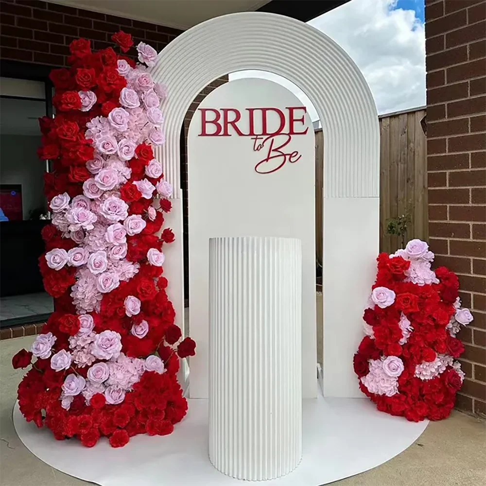 

00:00 00:00 View larger image Add to Compare Share Luxury White Arch Wedding Backdrop Acrylic Backdrop For Wedding Event Stage