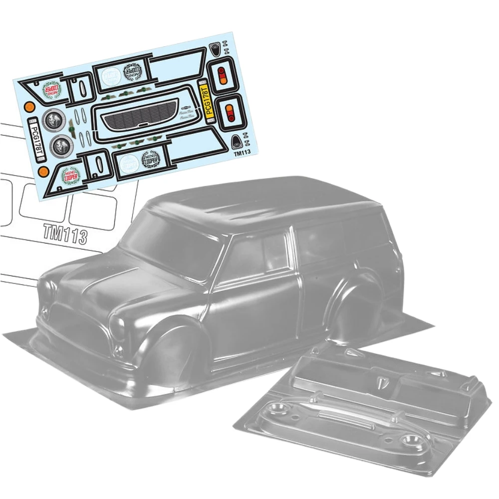 

Лехаский корпус Mini Countryman 1/10 с передним/задним бампером подходит для мини-шасси 1 10 Tamiya M03 Carten M210 mst lotus 210 мм Колесная база