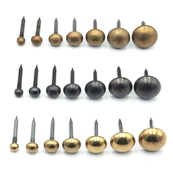Solid Brass Upholstery Tack Decorative Nail Pushpin Doornail Shiny Brass / Antique Brass Jewelry Gift Wine Box Sofa Stud