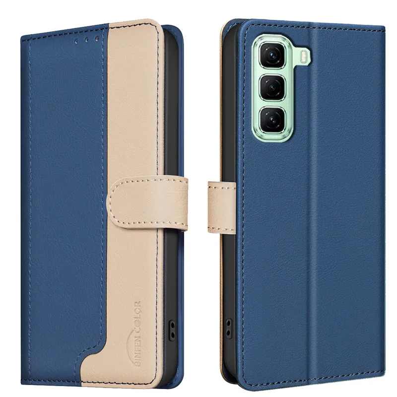 Cover Phone Case For Infinix Hot 50 Note 40 Pro Plus 5G Hot50 4G X6720 2024 Wallet Skin Friendly Magnetic Flip Leather Cases