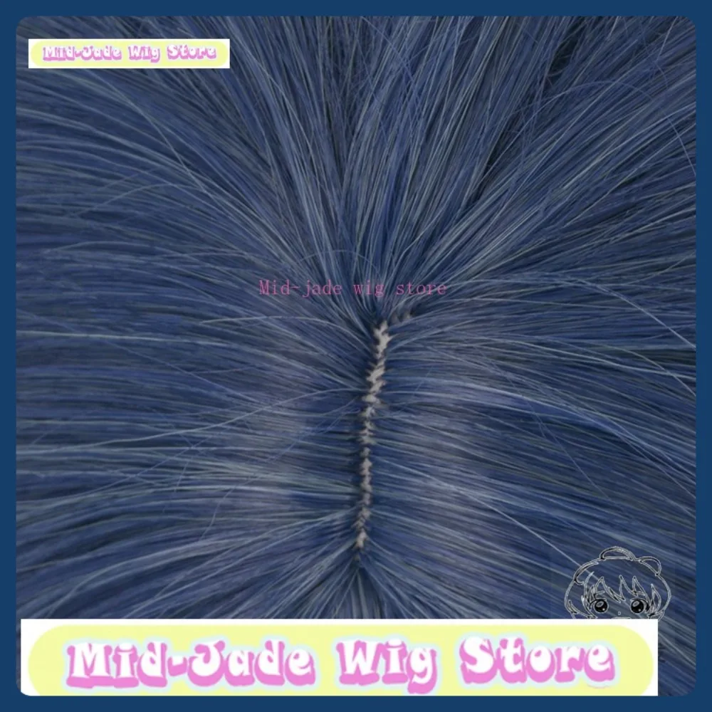 منتصف اليشم شعر مستعار مخزن الملتوية العجائب ديوس المجرف حورية البحر شعر مستعار تأثيري أنيمي لعبة لعب الأدوار زي هالوين زي الدعائم