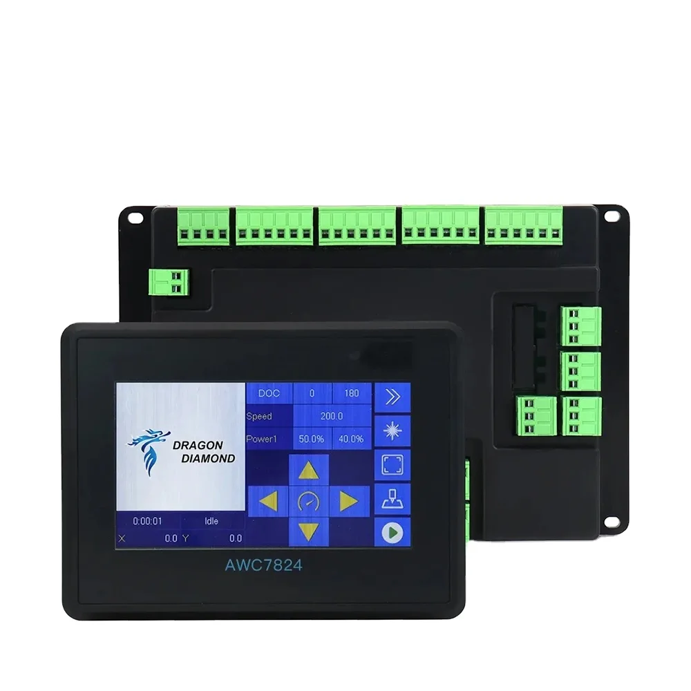 

Детали оборудования Co2, система контроллера волоконного лазера, замена AWC7824 6445G для станка для лазерной гравировки и резки CO2