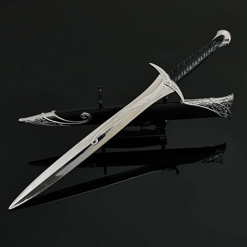 28 cm Nieuwe Sting Game Randapparatuur Metalen Model en Rekwisieten Desktop Decoratie Ornamenten Verjaardag Festival Jongen Geschenken Speelgoed