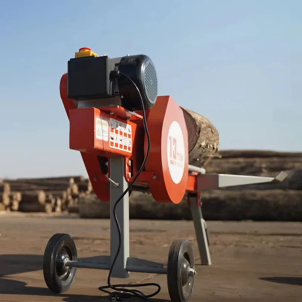 20 Ton Horizontal Electric Wood Log Splitter Electric Hydraulic Wood Splitter Log Cutter Splitter Machine