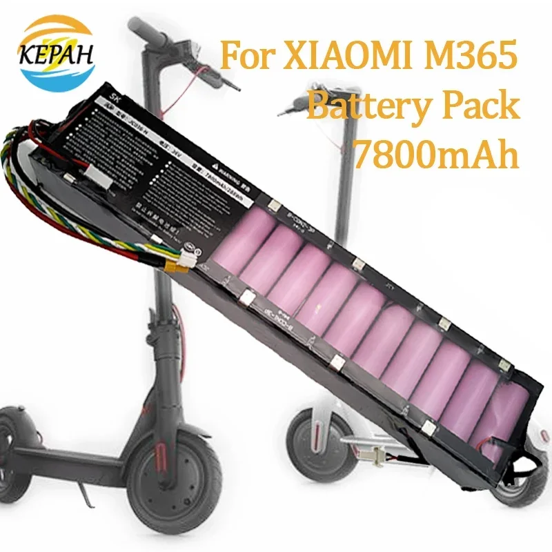 Brand New 36V 7800mAh battery, Suitable For Xiaomi M365/ M365Pro/1S Dedicated Battery Pack Riding 30km Battery BMS+ accessories