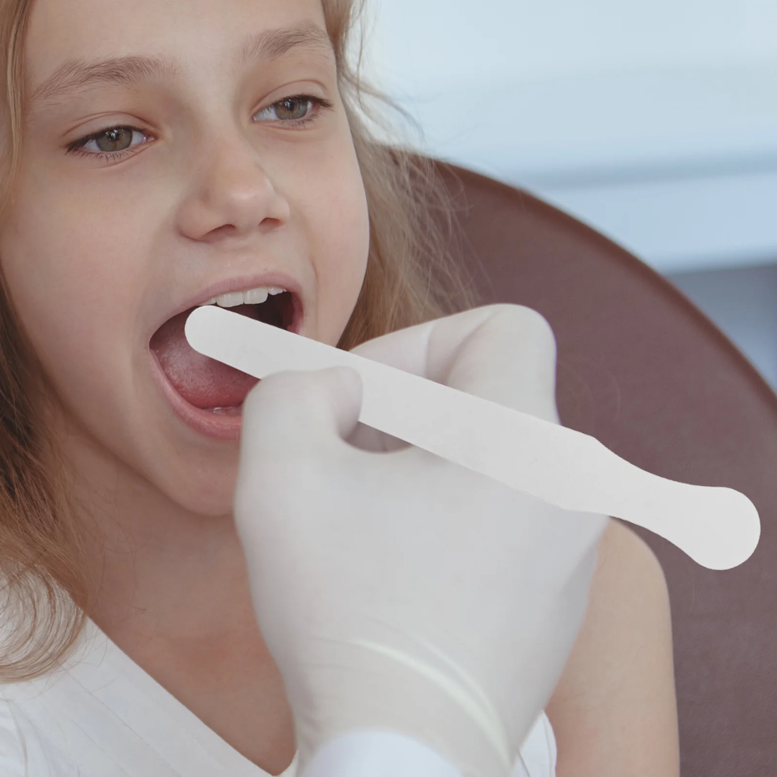 

12pcs Stainless Steel Tongue Depressor For Kids Oral Muscle Training Tool Metal Mouth Exerciser Exam Stirring Dental