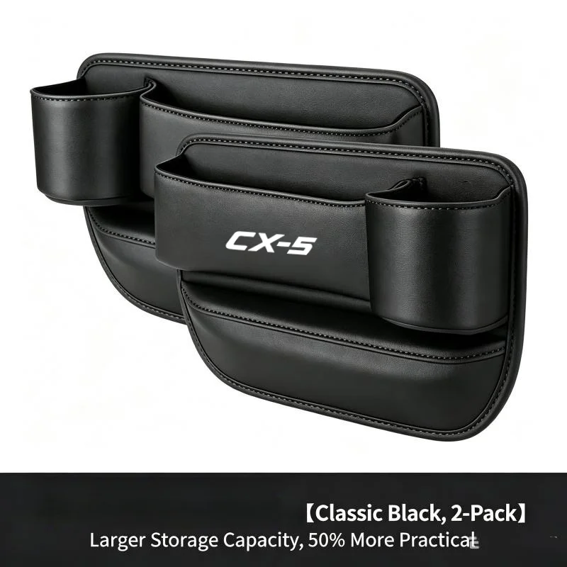 1 Pair For MAZDA CX-5 CX5 Car Seat Gap Plug Strip Side Seam Gap Filler Leak Proof Storage Organizer Interior Decoration