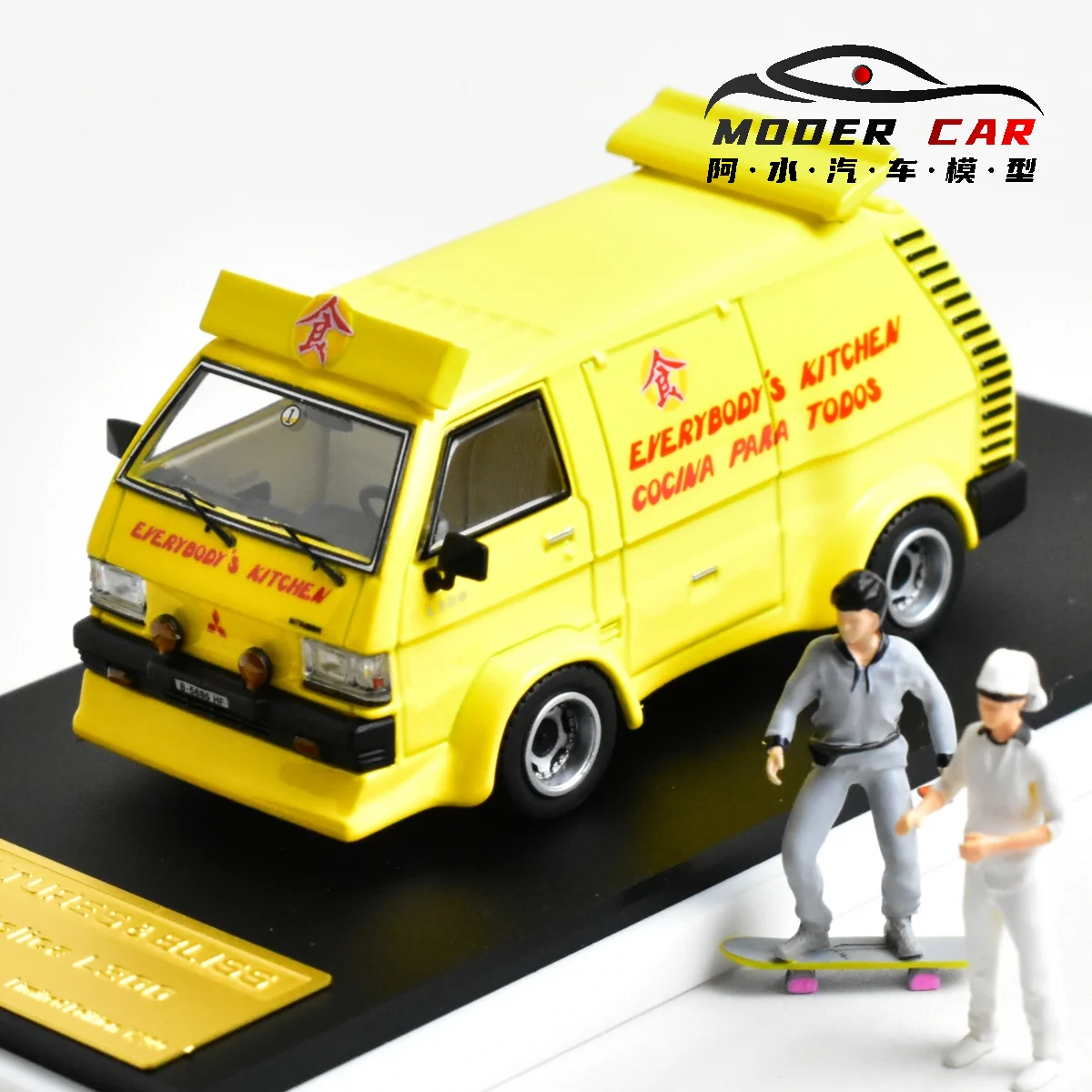 

MK Miniatures 1:64 грузовик фаст-фуда Foshan Limited литая под давлением модель автомобиля