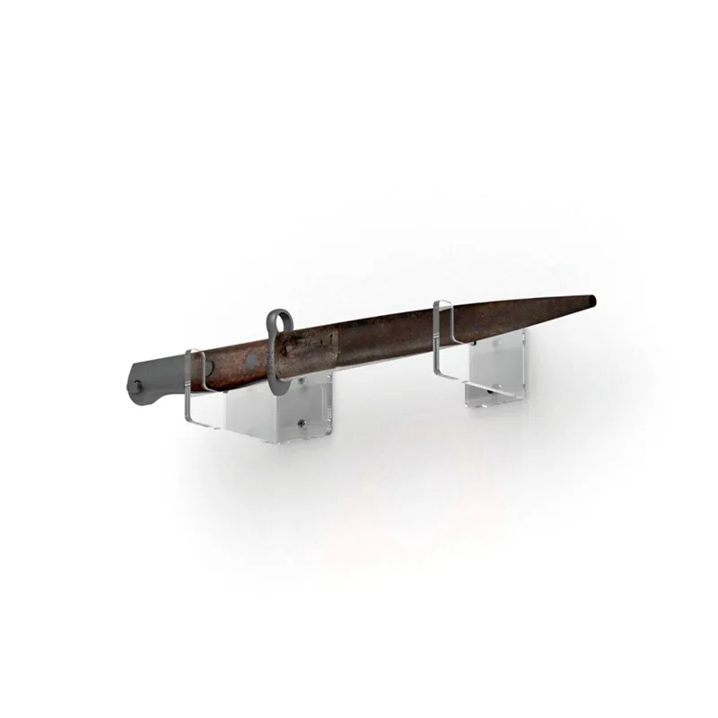 Practical-Acrylic Knife Display Stand Fixed Blade Knife Collection Display Stand Holder Single Knife Rustic Cabin Home Decor