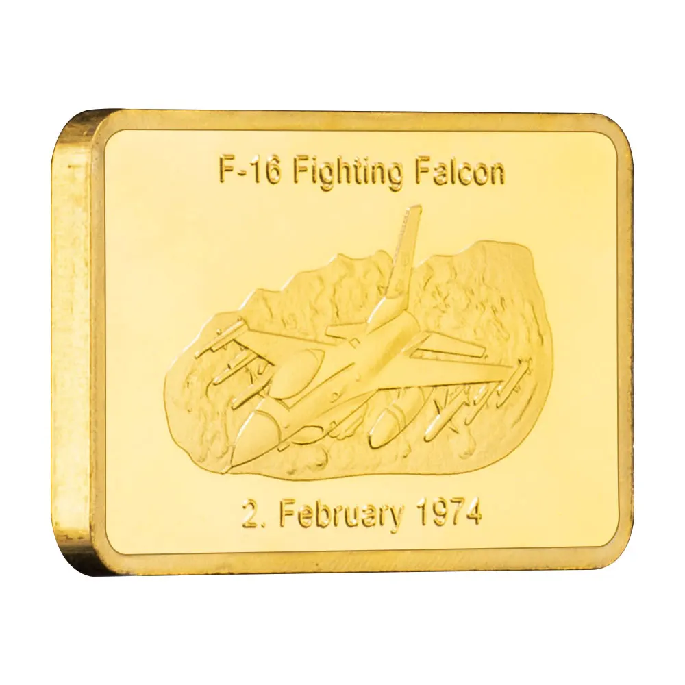 القوة الجوية للولايات المتحدة الأمريكية ، تذكار قتال الصقر ، بار مطلي بالذهب ، عملة تذكارية ، عملة التحدي ، عملة الشرف ،