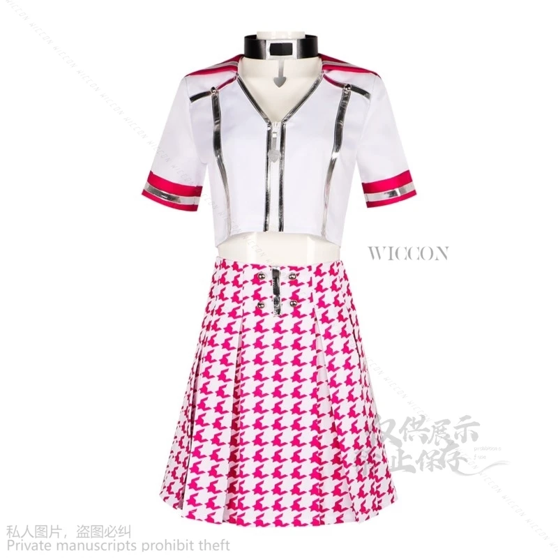 Anime Game P4 Kujikawa Rise Cosplay Costume Cosplay JK Japanese School Uniform Uniform Skirt Woman Sexy Halloween Party Suit WIG