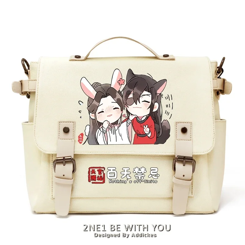 Anime Heaven Official's Blessing Hua Cheng Xie Lian Messenger Bag Students Handbags Tian Guan Ci Fu Shoulder Crossbody Bags