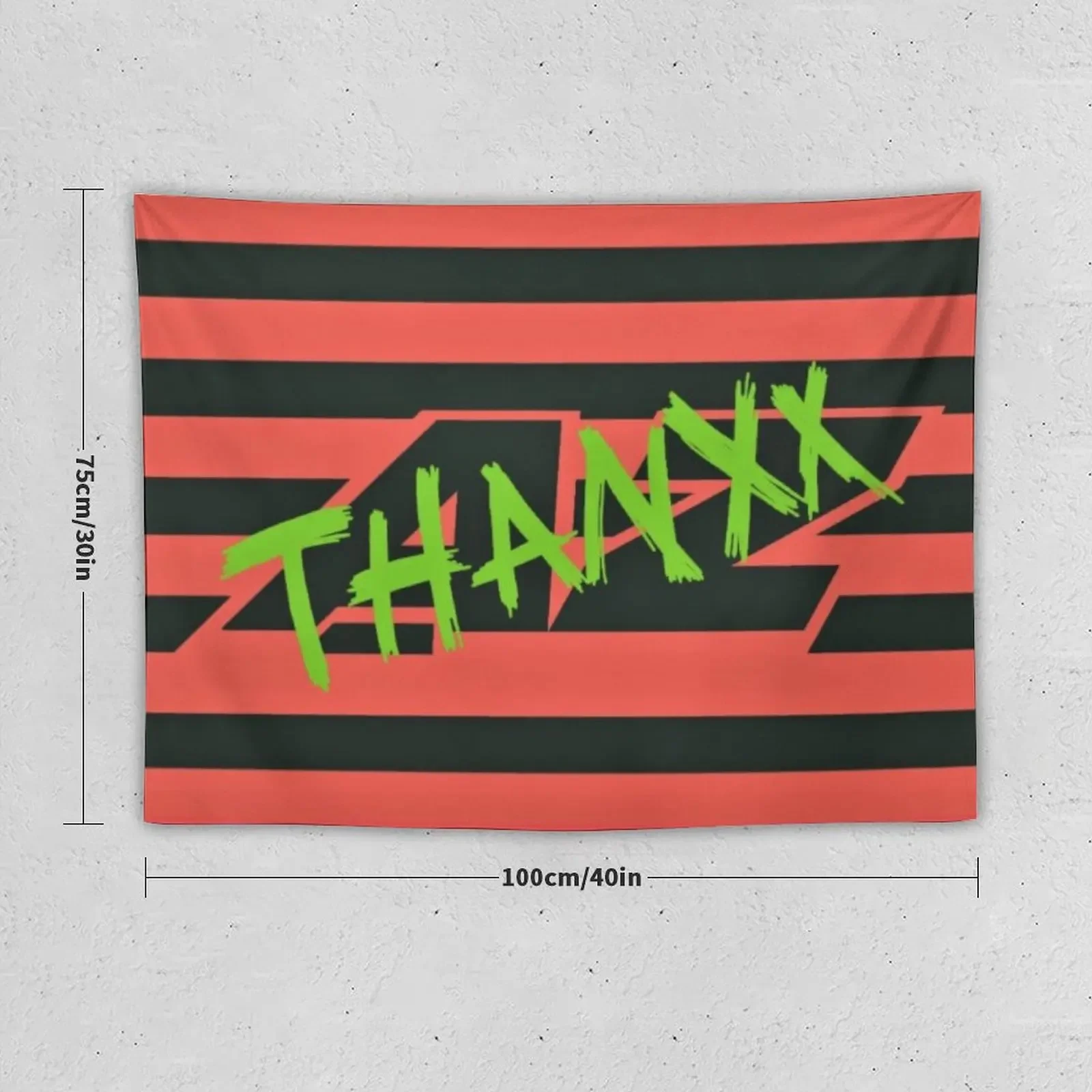 ATEEZ- THANXX Flag Tapestry Art Mural On The Wall Tapestry