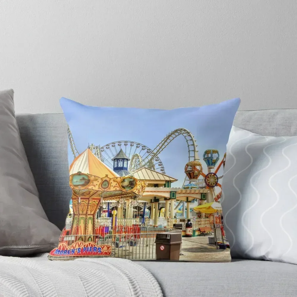 

Morey's Pier Wildwood NJ. Throw Pillow Custom Cushion Sitting Cushion Cushion Child Christmas Pillowcase pillow