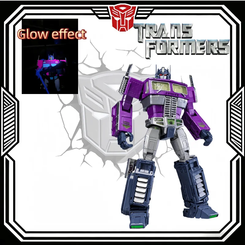 

In Stock Transformers MPP-10 Purple Shattered Glass Commander,Glow-in-the-Dark Articulated Action Figure, Collectible Toys Gift