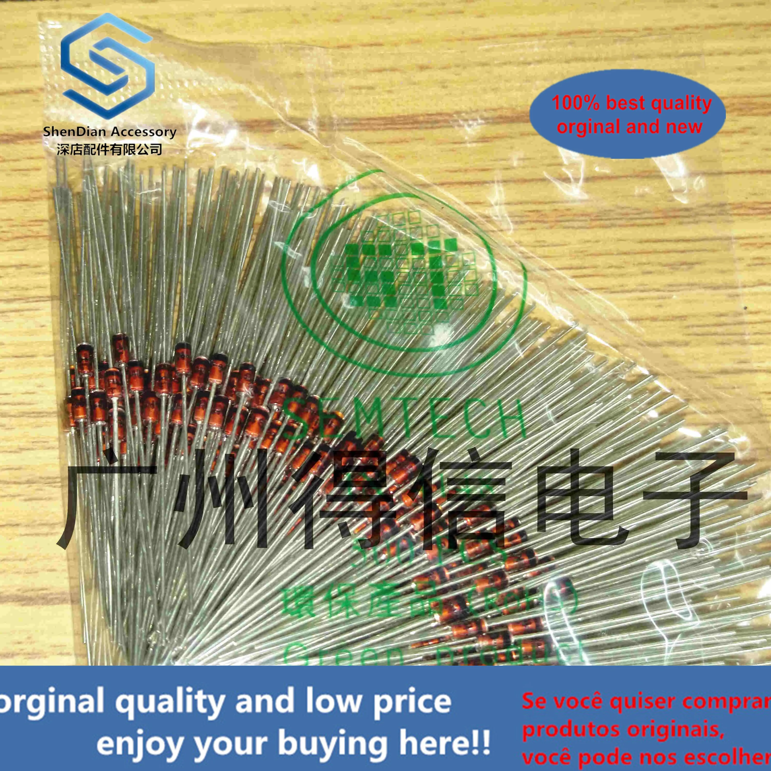 500pcs 100% orginal new 1N4750A 1W 27V new original voltage regulator diode