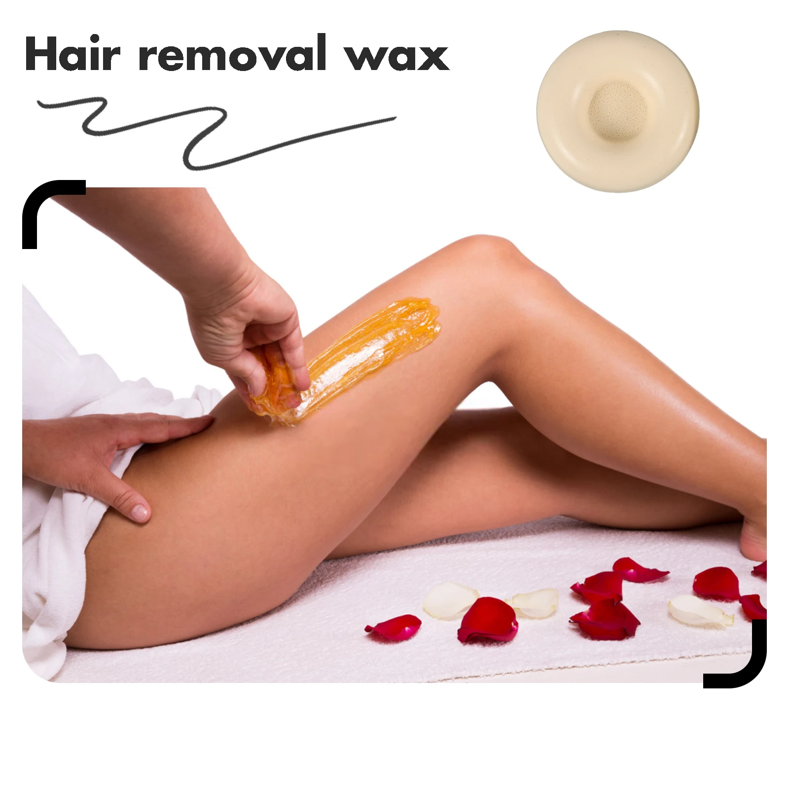 

10pcs Hard Wax Blocks Beeswax Depilatory Cream for Facial Body Hair Removal Long Lasting Gentle Waxing Solution