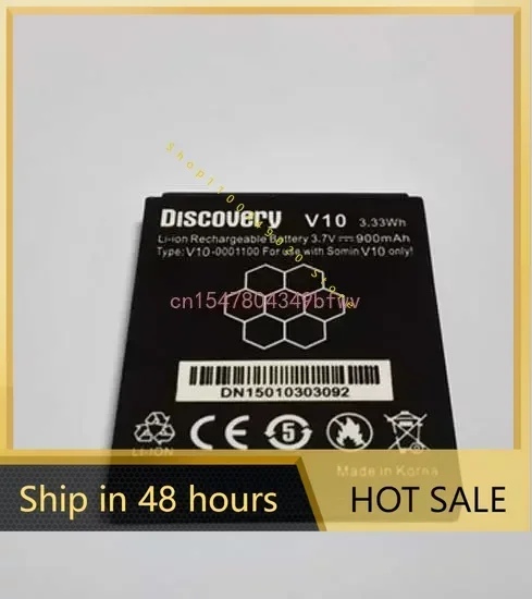 New discovery v10 phone battery 900mah for discovery v10 Waterproof Phone