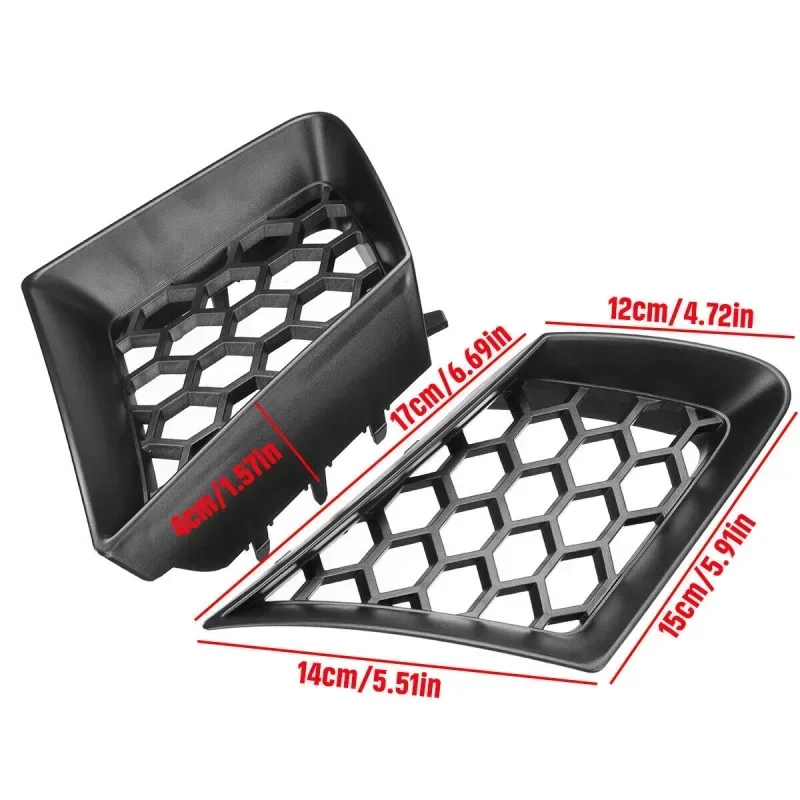 

Матовая черная сотовая передняя решетка, термостойкая решетка радиатора, 2 шт. для Seat Ibiza Typ 6L Cordoba 2002-2009