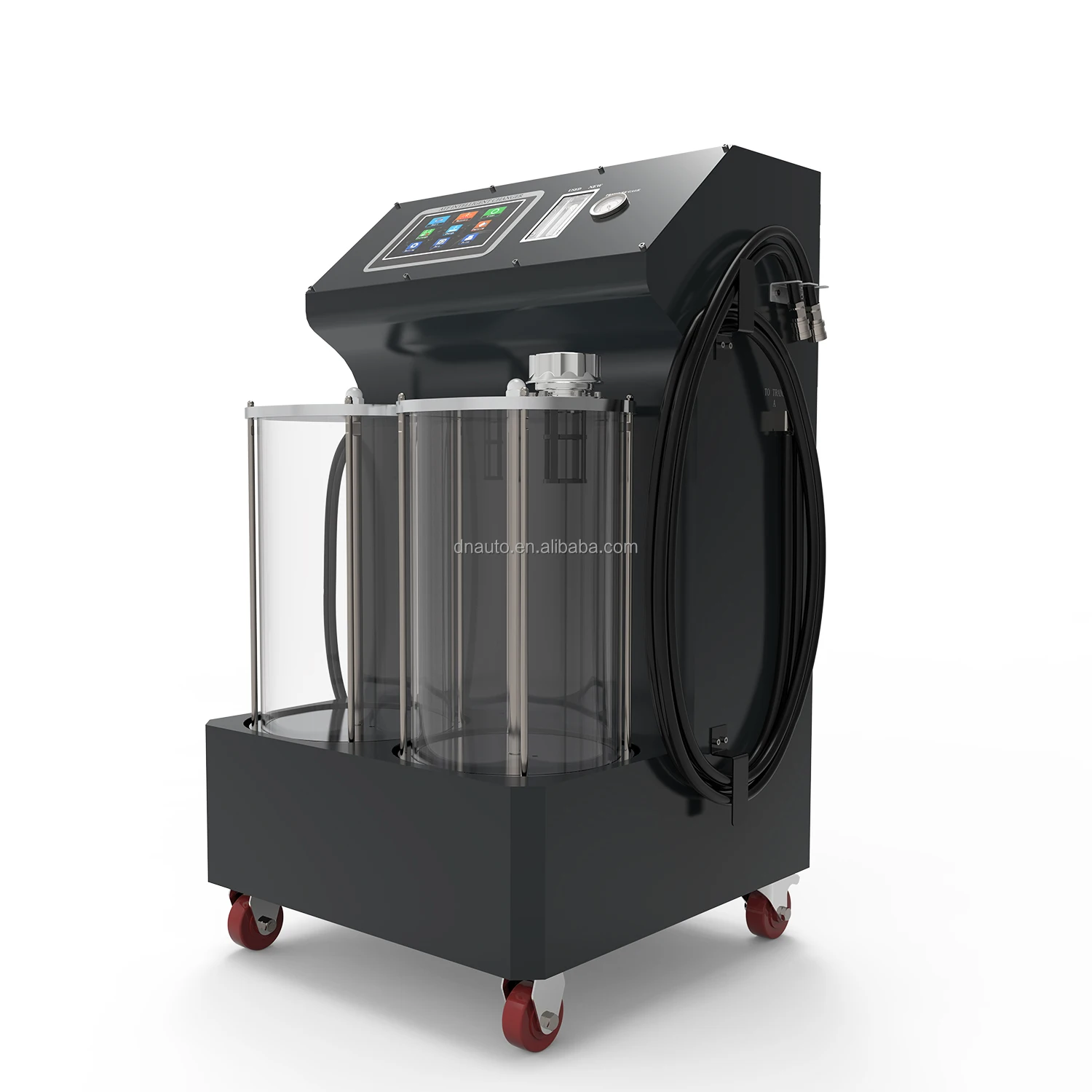 Smart Automatic ATF Changer Machine with Touch Screen, Front Window Oil Tank, Intelligent Inlet & Outlet Hose Recognition