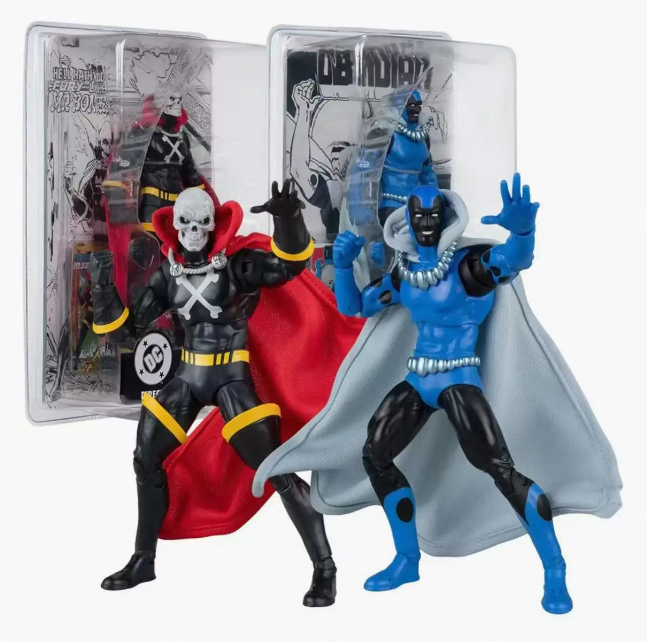 Anime Superman MIRROR MASTER METRON DEATHSTROKE DARKARCHER (GREEN ARROW) KITE MAN DARKSTARS Articulated Action Figure Toys 17cm