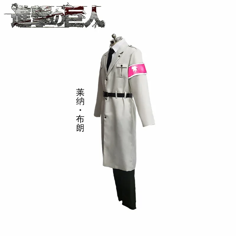 Anime Attack on Titan Final Season Jacket Aldians Rainer Jacket Shingeki No Kyojin Jacket Marley Military Trench Cosplay Costume