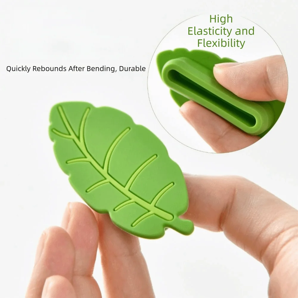 Silicone Washbasin Overflow Plug Green Leaves Sealing Sink Overflow Plug Odor Blocking Leaf Shaped Overflow Hole Cover