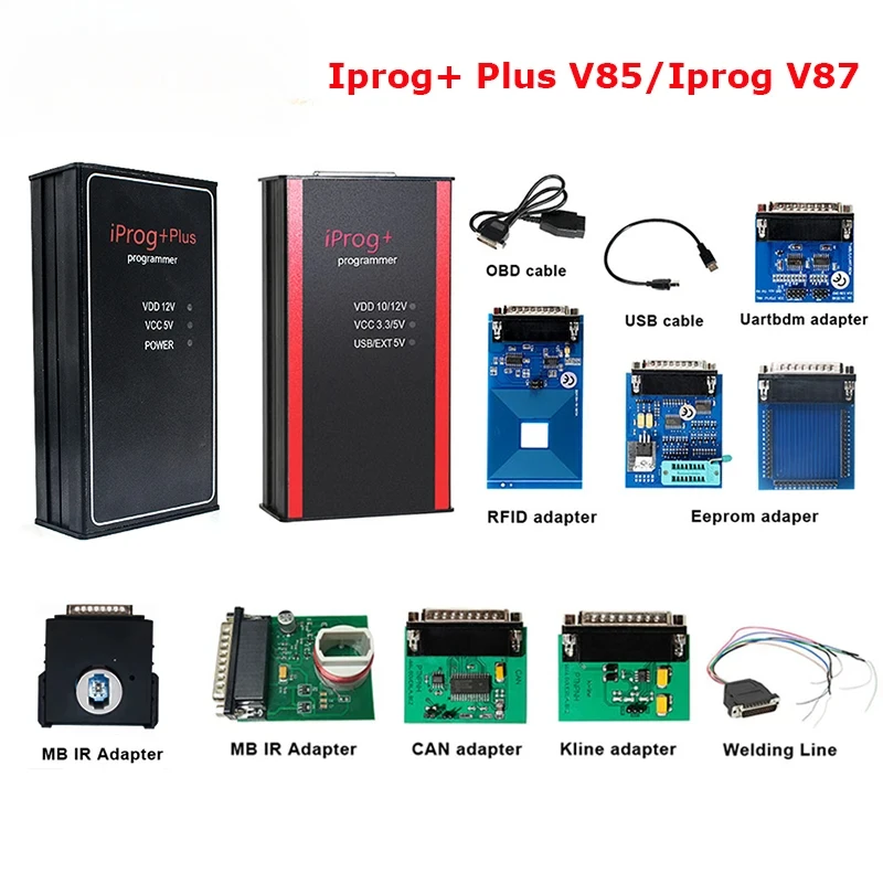 

Iprog Pro 2024 V87 Полные адаптеры Till 2020 Автомобили IMMO Подушка безопасности Сброс ECU Key Programmer IPROG Plus V85 Замена DIGIPROG3 Carprog