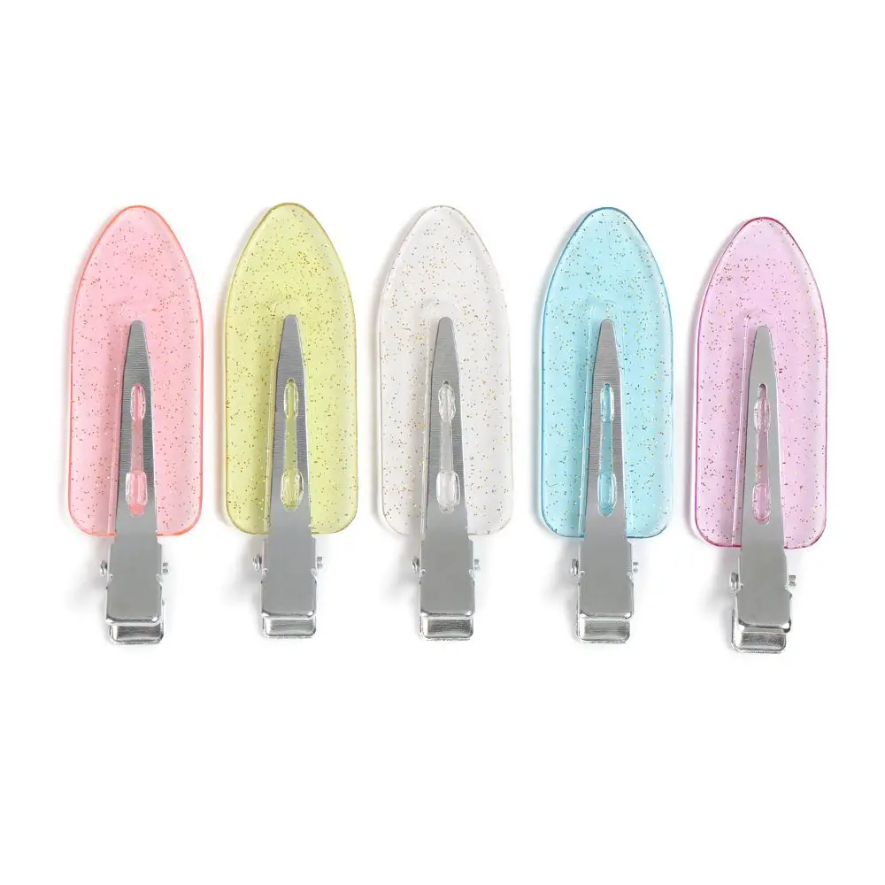 Hairdressing Candy Color Makeup Seamless Hair Clips No Crease Hairpin Bang Clip No Bend Barrettes