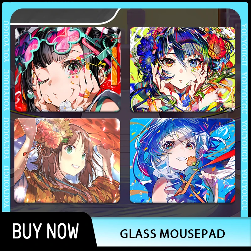 

Стеклянный коврик для мыши, гладкий коврик для мыши из закаленного стекла для геймеров FPS APEX, противоскользящий индивидуальный аксессуар для ПК, геймеров, подарки