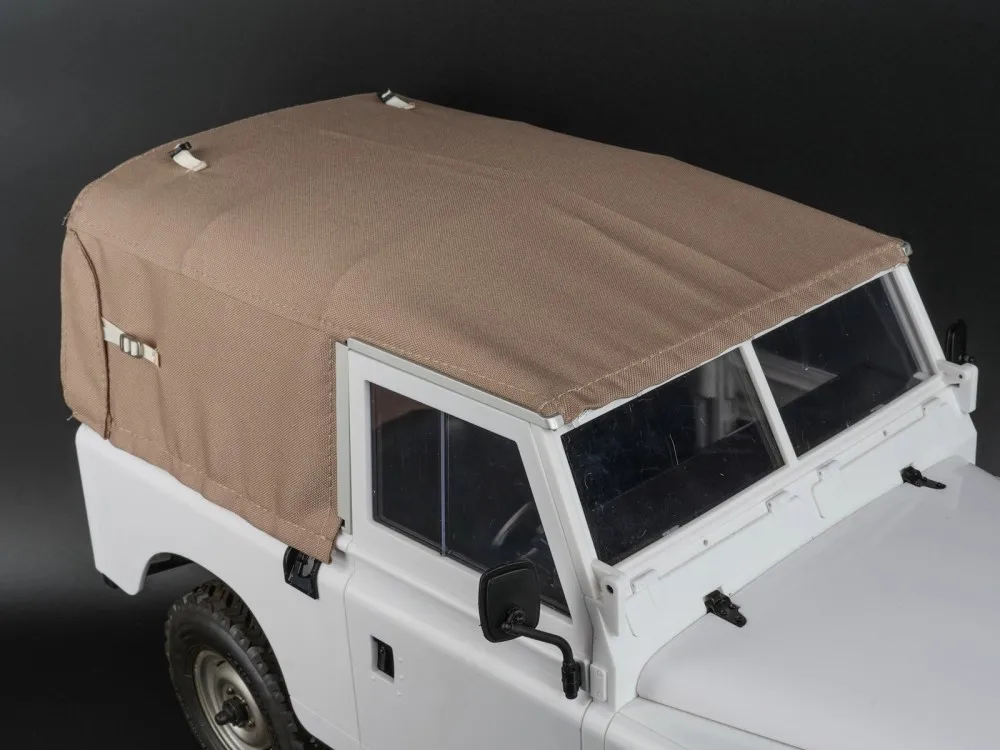 1/10 rock crawler Truck Boomracing brx02 Landrover 88 Full Canvas soft top & hoop set for Scale Remote Control toys RC Car part