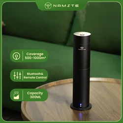 Namste-difusor de Aroma con Control remoto por Bluetooth, 120ML de capacidad, aleación de aluminio, aceite esencial, quemador de incienso, Perfume para hogar y Hotel