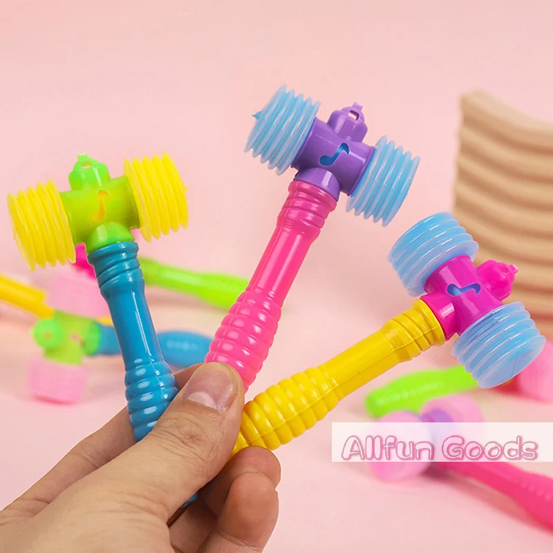 [TG835]3Pcs Knocking Hammer Toy Musical Instrument Hammer Shape Knocking Vocal Educational Toy Kid Birthday Party Favors Gifts