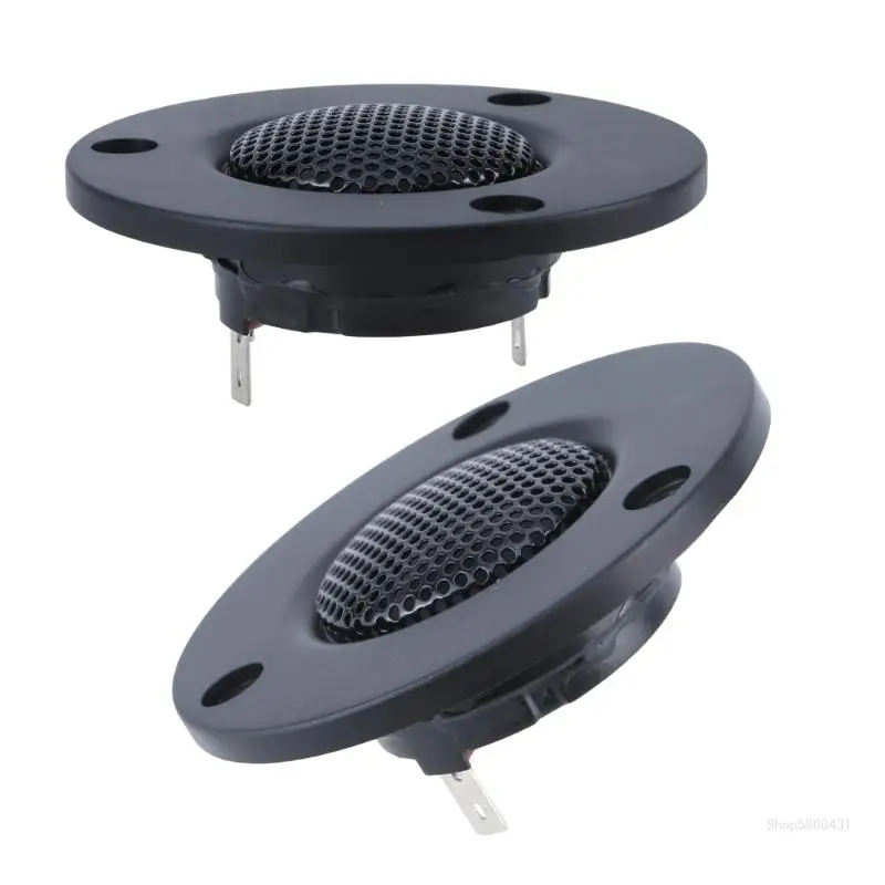 

4Ohm 25W Loudspeaker High Frequency Tweeter Speakers with Aluminum Heat Sink for Bookshelfs Theater Superior Sound 1Pair