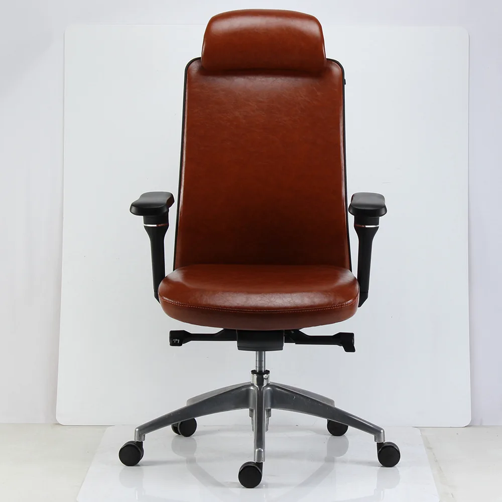 

JINS New Executive Ergonomic Chair Luxury Modern Comfort Swivel Adjustable High Back Office Chair Leather